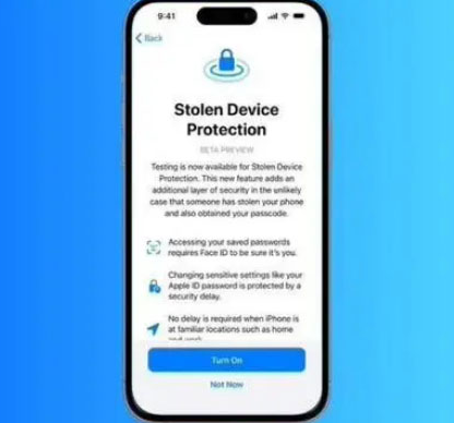 裕安苹果授权维修店分享被盗设备保护功能开启方法 
