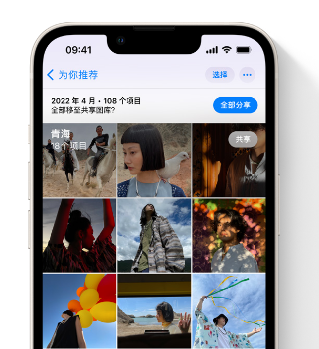 裕安苹果维修网点分享在 iPhone 上使用共享图库 