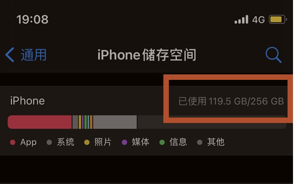 裕安苹果13维修分享iPhone13如何查看剩余内存 