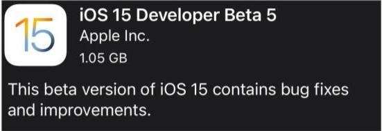 裕安苹果手机维修分享如何升级到iOS15.0 beta5 